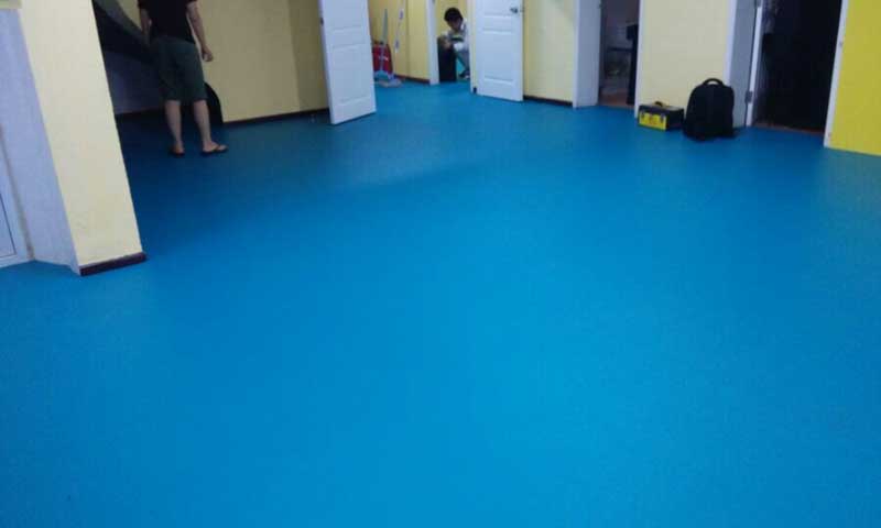 鋪裝養老院專用的聚氯乙烯地板