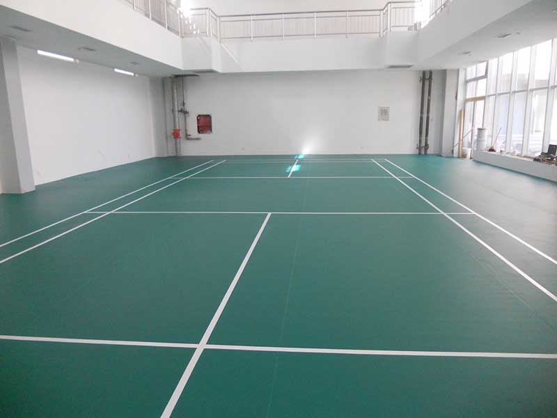 羽毛球場地塑膠 羽毛球場地塑膠價格“振幅”小于木地板