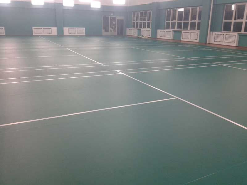 生產廠家pvc防滑運動地板展示 pvc防滑運動地板清潔技巧